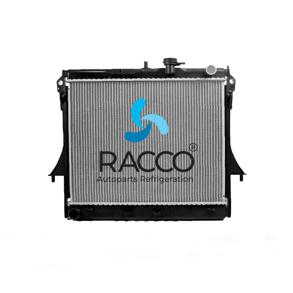 RADIADOR ALUMINIO PLASTICO CHEVROLET HUMMER LINEA H3 MT 32mm LAMINILLA RACCO